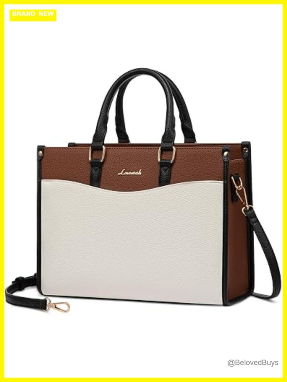 PU Leather Satchel Tote Shoulder Bag Crossbody Bag with Zipper